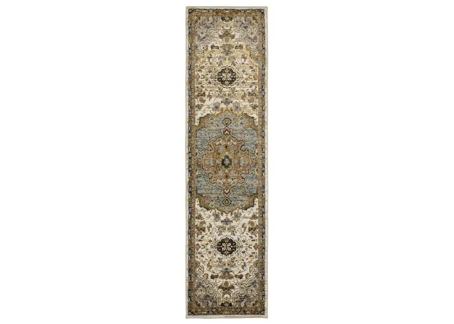 Andorra 7'10" x 10'10" Ivory Rug