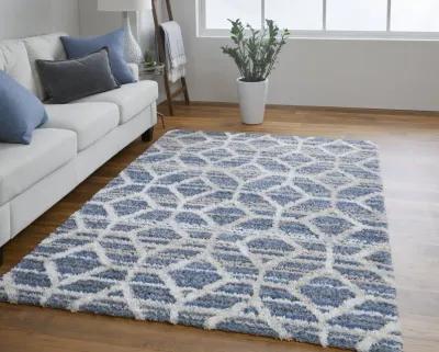 Mynka 39ICF Blue/Ivory 7'11" x 10' Rug