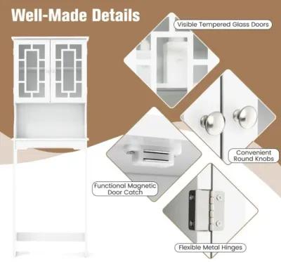 Hivvago Bathroom Spacesaver Over the Toilet Door Storage Cabinet