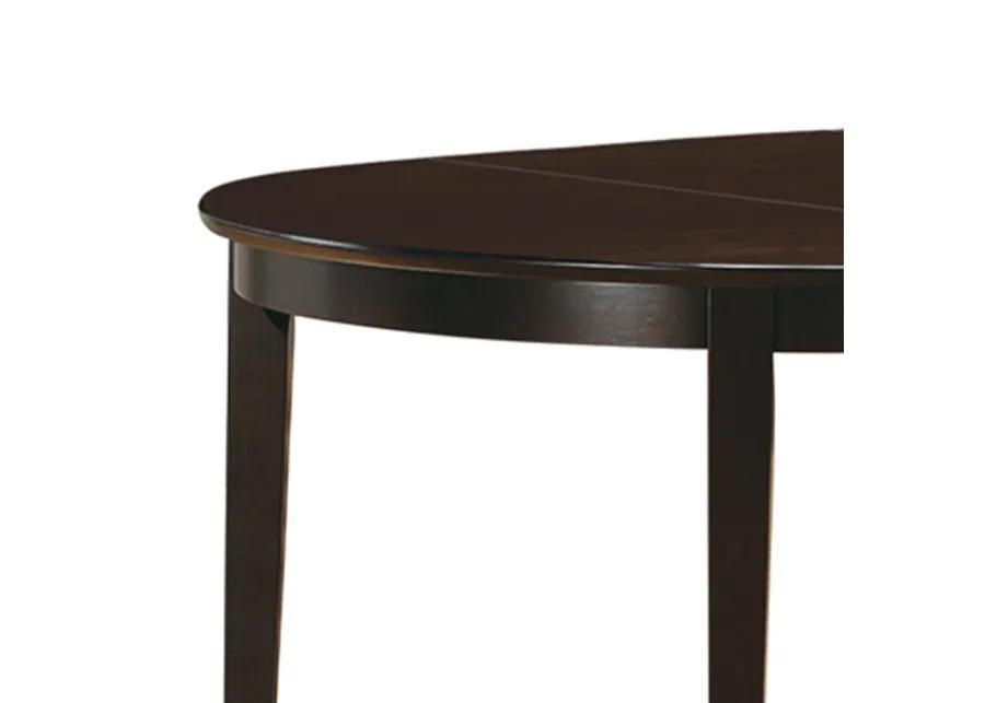 Modish Oval Shaped Wooden Dining Table, Brown-Benzara