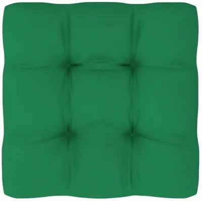 vidaXL Pallet Sofa Cushion Green 23.6"x23.6"x4.7"