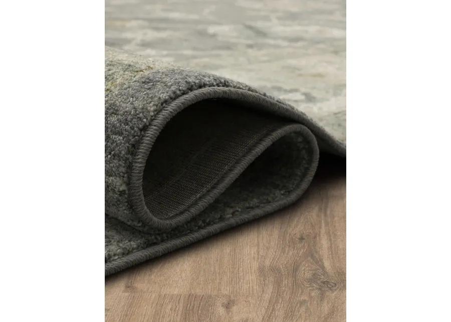 Adalia Kahta Dark gray 2' 7" X 7' 3" Rug