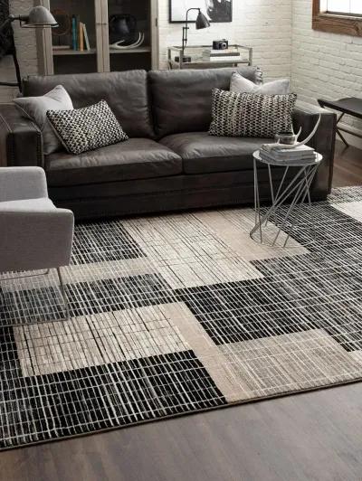 Vanguard by Drew & Jonathan Home Resolute Frost gray 2' 4" X 7' 10" Rug