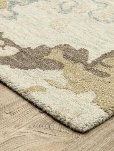 Kipton 2'6" x 8' Beige Rug