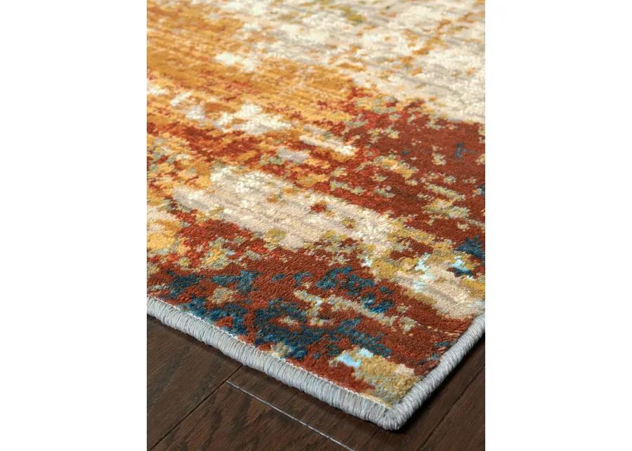 Sedona 1'10" x 3' Blue Rug