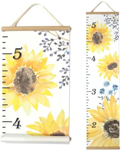 Honey Lemonade - Kids Canvas Growth Chart (Sunflower)