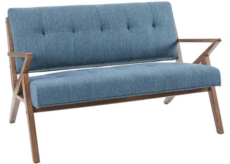 Gracie Mills Preston Embrace Elegance Inviting Loveseat for Your Space