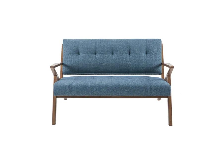 Gracie Mills Preston Embrace Elegance Inviting Loveseat for Your Space