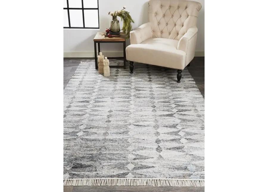 Beckett 0814F Gray/Silver/Ivory 8' x 10' Rug