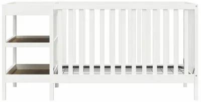 Ema 3-in-1 Convertible Crib & Changer Combo