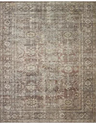 Georgie GER06 Bordeaux/Antique 10' x 14' Rug by Amber Lewis