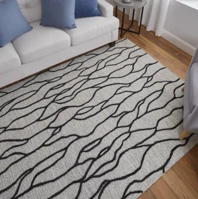 Enzo 8734F Ivory/Black/Taupe 2' x 3' Rug