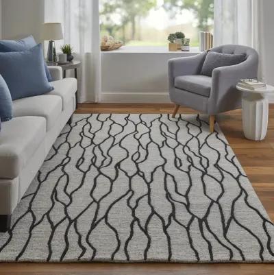 Enzo 8734F Ivory/Black/Taupe 2' x 3' Rug