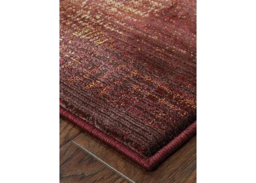 Generations 7'10" x 11' Red Rug