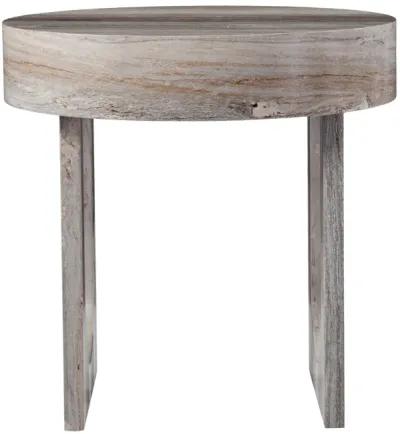 Chadkirk Round Faux Marble Side Table