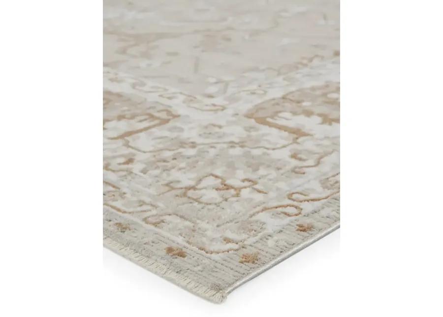 En Blanc Dhaval Gray 3' x 8' Runner Rug