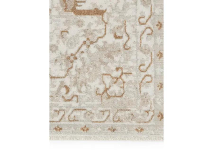 En Blanc Dhaval Gray 3' x 8' Runner Rug