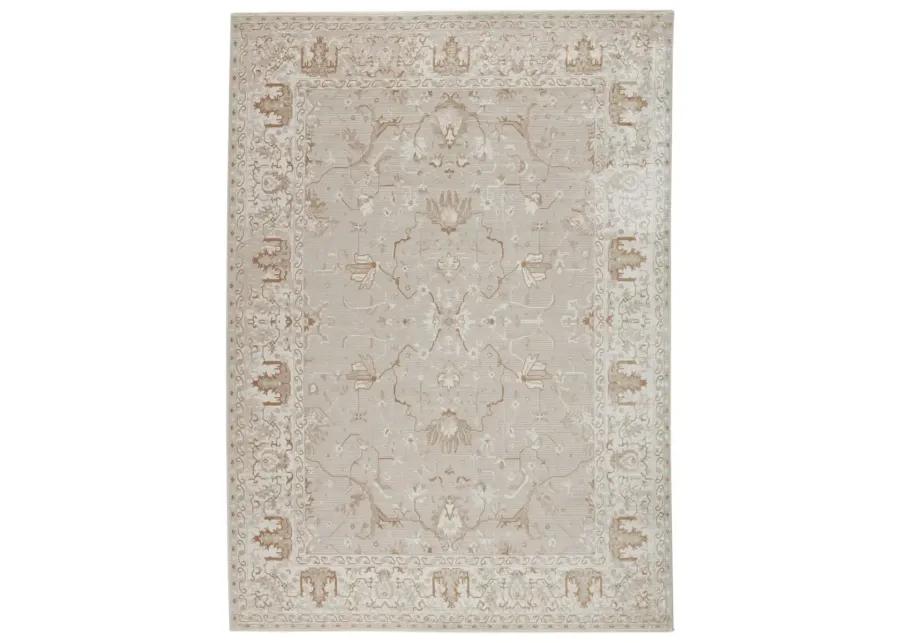 En Blanc Dhaval Gray 3' x 8' Runner Rug