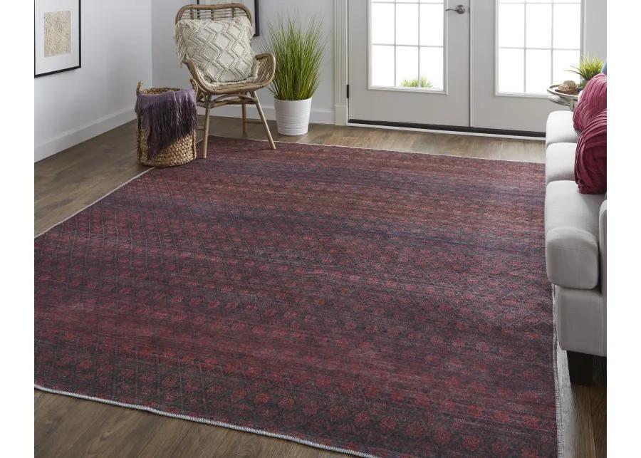 Voss 39HAF Red/Gray 5'3" x 7'6" Rug