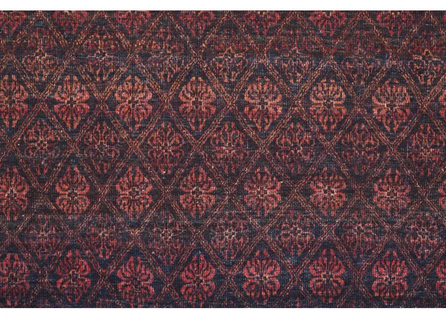 Voss 39HAF Red/Gray 5'3" x 7'6" Rug