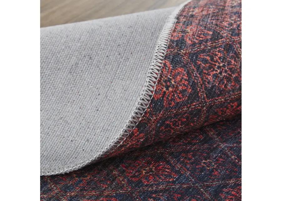 Voss 39HAF Red/Gray 5'3" x 7'6" Rug