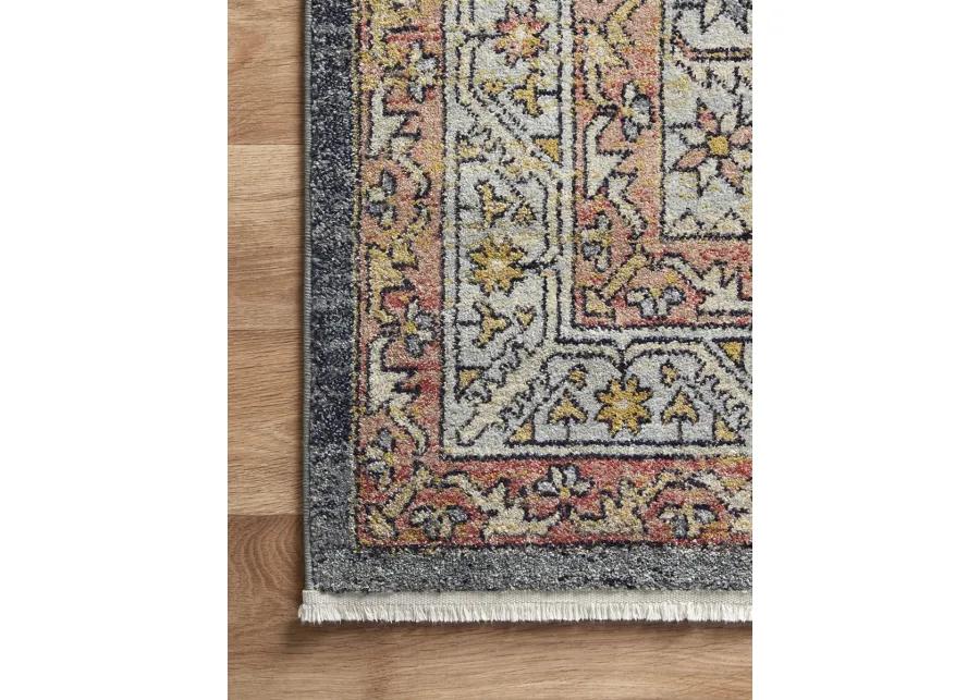 Graham GRA01 Blue/PeRoseimmon 6'7" x 9'7" Rug