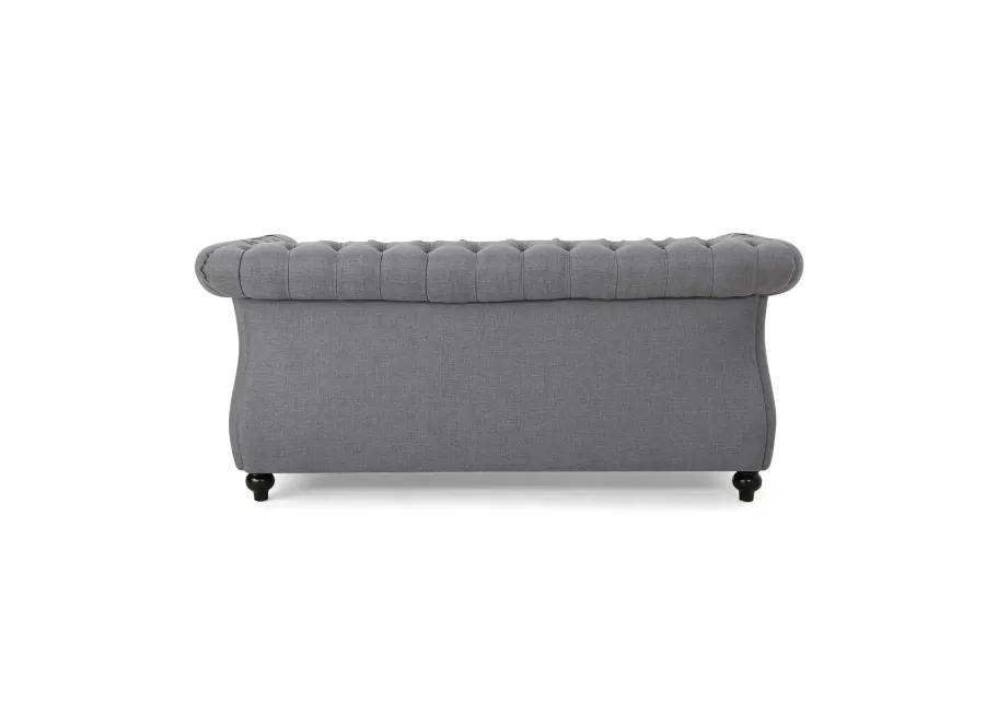 Merax Traditional Chesterfield Loveseat Sofa