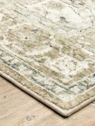 Savoy 7'5" x 10' Green Rug