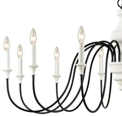 Val De Loire 12 Light white Chandelier