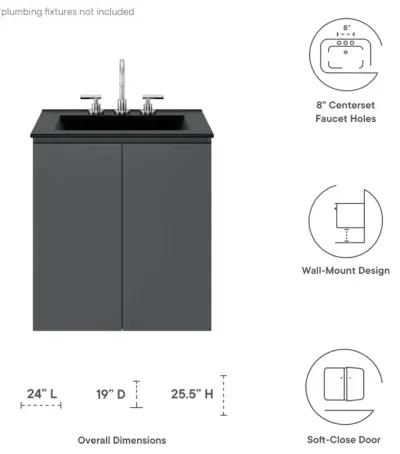 Bryn 24" Wall-Mount Bathroom Vanity