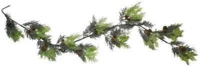 5' Berry  Cedar and Pine Cone Artificial Christmas Garland - Unlit