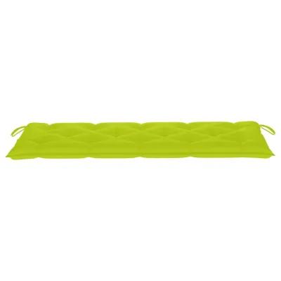 vidaXL Garden Bench Cushion Bright Green 59.1"x19.7"x2.8" Fabric