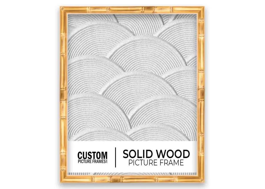 Gold Bamboo Picture Frame