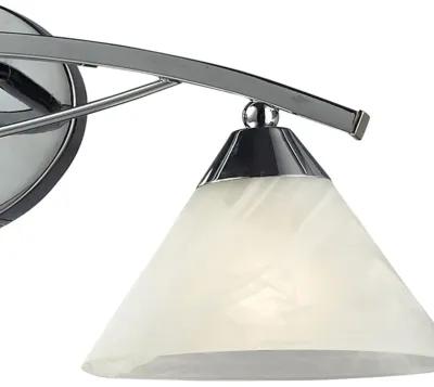 Elysburg 25'' Wide 3-Light Chrome Vanity Light