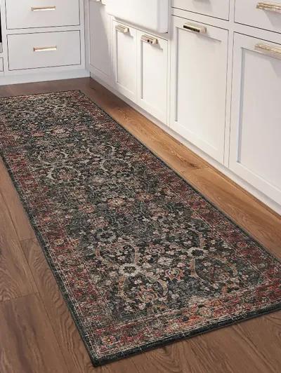 Jericho JC1 Charcoal 2'6" x 12' Rug