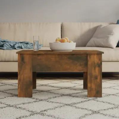 vidaXL Coffee Table Smoked Oak 31.1"x19.3"x16.1" Engineered Wood