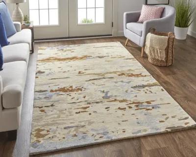 Everley 8644F Ivory/Blue/Brown 10' x 14' Rug