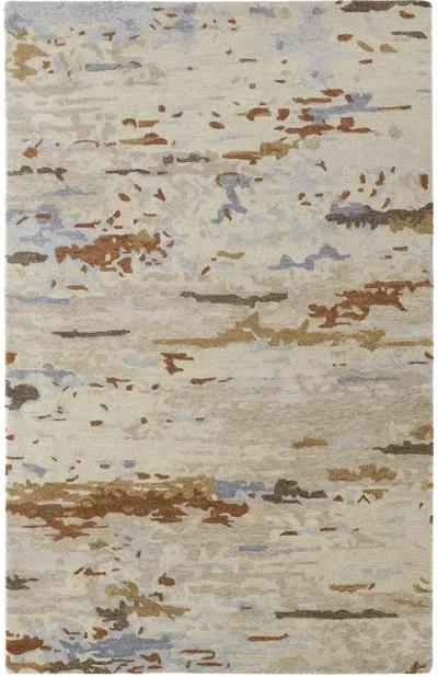 Everley 8644F Ivory/Blue/Brown 10' x 14' Rug