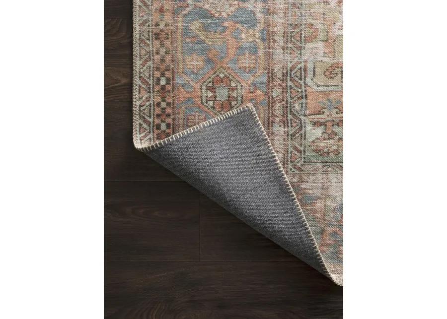 Loren LQ15 Terracotta/Sky 8'4" x 11'6" Rug