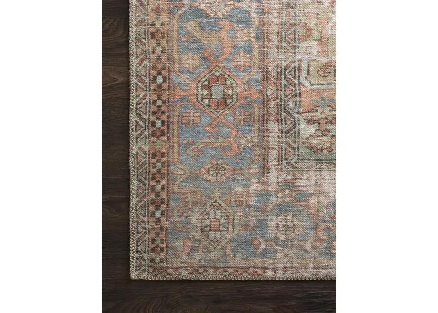 Loren LQ15 Terracotta/Sky 8'4" x 11'6" Rug