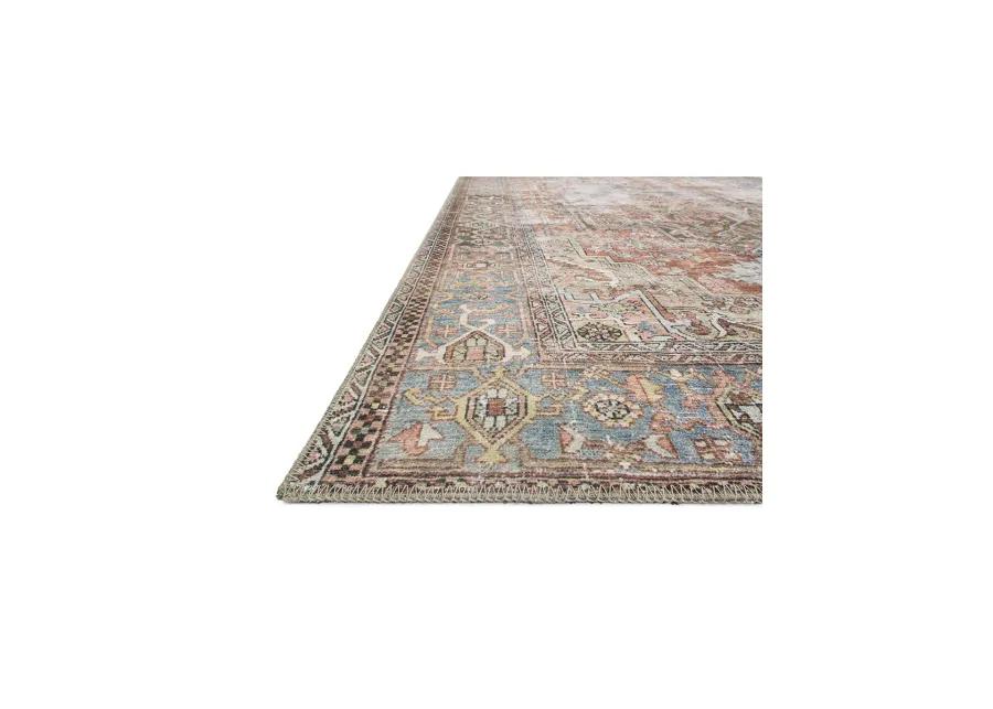 Loren LQ15 Terracotta/Sky 8'4" x 11'6" Rug