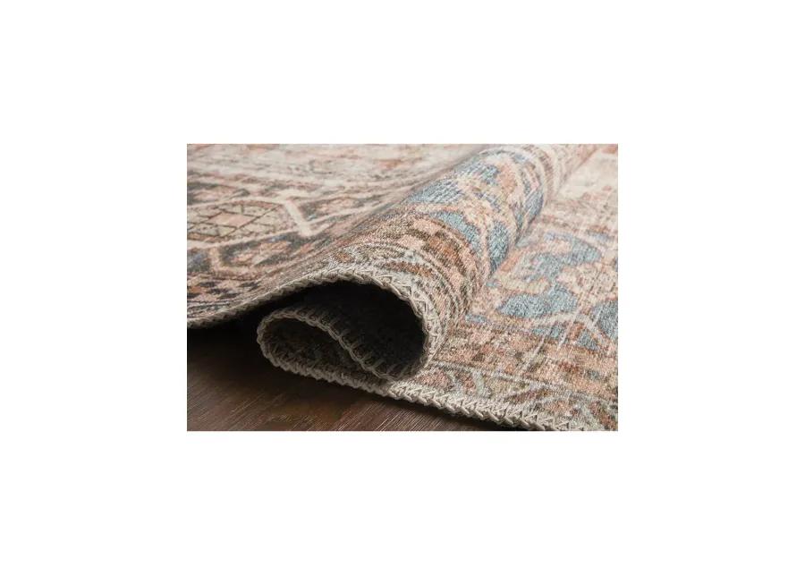 Loren LQ15 Terracotta/Sky 8'4" x 11'6" Rug