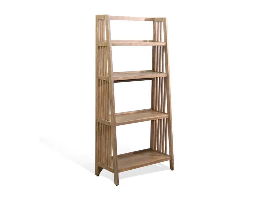 Sunny Designs  60 Mahogany Wood Folding Bookcase