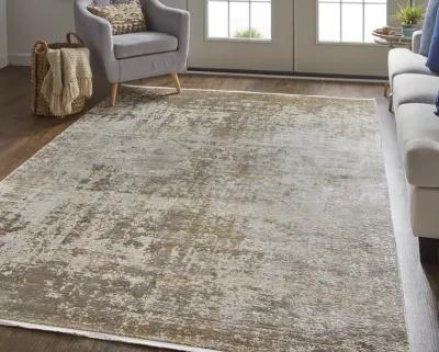 Cadiz 39FWF Taupe/Ivory/Gold 2'2" x 3'2" Rug