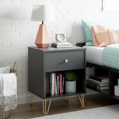 Novogratz Owen Nightstand, Black