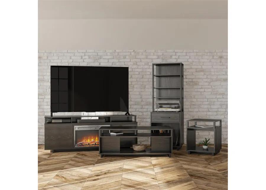 Mason Fireplace Space Heater TV Stand for TVs up to 65"