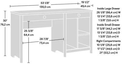 Sauder Dover Edge Desk Dok