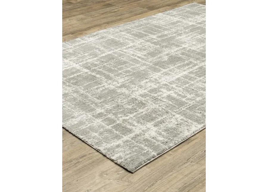 Verona 3'10" x 5'5" Grey Rug