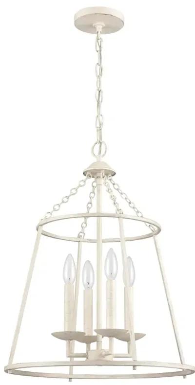 Joanie 17.25'' Wide White 4-Light Pendant