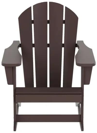 WestinTrends Classic Outdoor Patio Rocking Adirondack Chair (Set of 2)